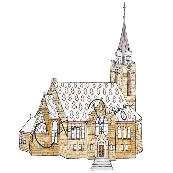 Raahen kirkko kuvituskuva